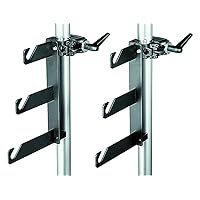 Manfrotto 044 Accessories Background Paper Mounting, 3 Hanging Hooks, Left and Right Pair (035 Super Clamp Included)