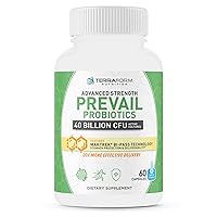 Prevail Probiotics – 40 Billion CFU, Patented Stomach Protection & Deliverability – Best for Immunity & Gut Health – Shelf Stable with Potency Guarantee – 1 Month Supply