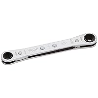 Wright Tool 9381 12 Point Nominal Size Ratcheting Box Wrench, 1/4