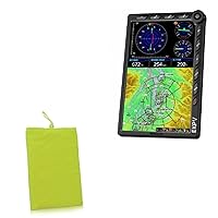 BoxWave Case Compatible with AVMap EKP V Handheld GPS - Velvet Pouch, Soft Velour Fabric Bag Sleeve with Drawstring - Olive Green