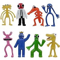 Rainbow Friends 7 Pack Chapter 2 Plush Toy, Soft Stuffed Animal Monsters  Doors Doll Toys Set, Wiki Plushies Toys Gifts for Kids Adults Birthday  Thanksgiving Christmas Horror Game Party Favors Fans 
