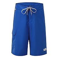 Gill Mens Mylor Board Sailing Boating Watersports Shorts Blue - Easy Stretch UV Sun Protection and SPF Properties