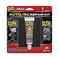 Flex Seal Auto/RV Repair Kit, Super Strong, Waterproof, Rubberized, UV Resistant, Car, Truck, Motorcycle, Seal and Patch, Bond and Repair, Quick Fix for Rips and Tears