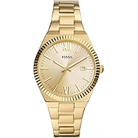 FOSSIL Scarlette Women's Quartz Watch with Stainless Steel or Leather Strap