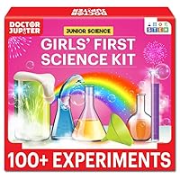 Doctor Jupiter Girls First Science Experiment Kit for Kids Ages 4-5-6-7-8| Birthday Gift Ideas for 4-8 Year Old Girls| STEM Learning & Educational Toys