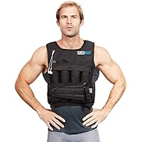 RUNmax 20LBS - 150LBS Adjustable Weighted Vest Wtih Shoulder Pads Option for Men and Women