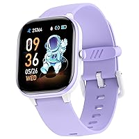 ZURURU Kids Smart Watch for Boys Girls Teens Gifts Idea for 6-14 Years Old, Kids Fitness Tracker Sleep Monitor Step Counter Stop Watch Pedometer Alarm Clock DIY Watch Face Touch Screen