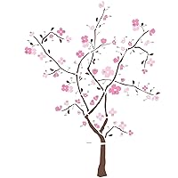 RoomMates RMK1555GM Prink Spring Blossom Peel and Stick Giant Wall Decal , Pink