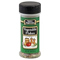 Spice Supreme Vegetable Flakes, 2-Ounce (Pack of 12)