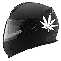 Marijuana Pot Leaf Auto Car Racing Motorcycle Helmet Decal - 5