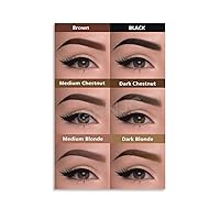 EISNDIE Permanent Makeup Eyebrow Tattoo Art Poster (1) Canvas Painting Wall Art Poster for Bedroom Living Room Decor 12x18inch(30x45cm) Unframe-style