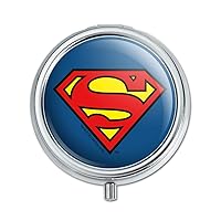 Superman Classic S Shield Logo Pill Case Trinket Gift Box