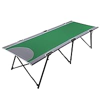 PORTAL Portable Adults Outdoor Bed Camp Cots for Sleeping with Carry Bag for Home, Travel, Office, Beach, Support up to 300lbs, Green