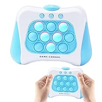 Handheld Game Toy, Light and Sound Press Bubble Game Sensory Fidget Toys Newest Upgrade Fun Classic pop, Silicona Squeeze Stress Relief Party Supplies Favor for Home, Beach, Park, Birthday, Gifts