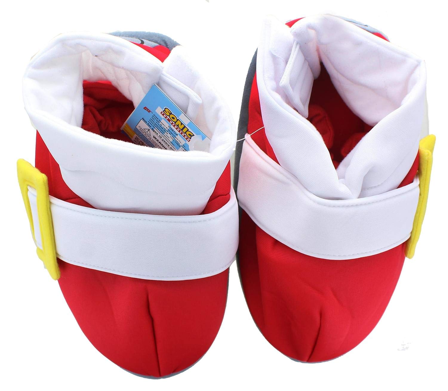 Sonic the Hedgehog Red Running Shoes Plush Cosplay Slippers | One Size