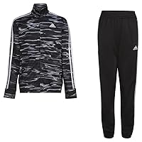 adidas Boys' Tricot Jacket & Pant Clothing Set