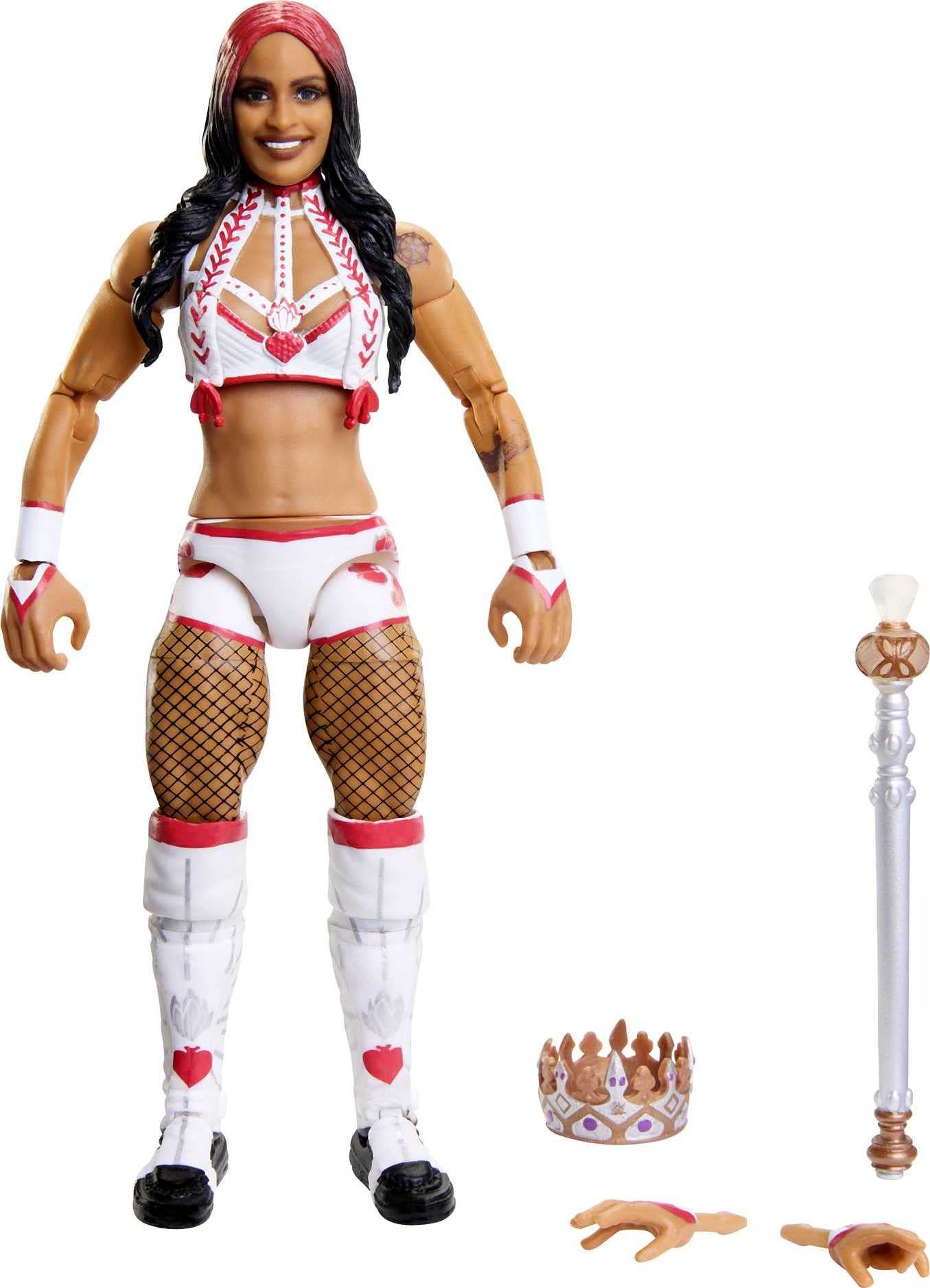 Mattel WWE Queen Zelina Elite Collection Action Figure, Deluxe Articulation & Life-Like Detail with Iconic Accessories, 6-Inch