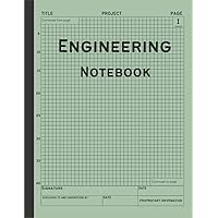 Engineering Notebook: 160+ Pages Grid Format, Engineer Lab Quadrille Graph Paper ,Math, Engineering Math Physics ,Space Science Technology, Graph ... Scientist, Designer (French Edition)