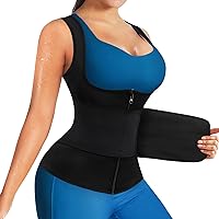 Waist Trimmer for Women Workout Waist Trainer Corset Sauna Sweat Vest Sports Girdle Slimming Body Shaper