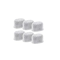 Charcoal Water Coffee & Espresso Filter Cartridges, Replaces Breville BWF100 Charcoal Water Filters- Set of 6