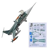 (Unassembled Kit) 1:33 US F-104G Starfighter Plane Model Military Puzzle Aircraft Paper Model