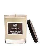 Aromatherapy Spa Candle - Meditation - ( Peru Balsam, Lavender & Sandalwood ) 6 OZ