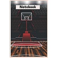 Basketball Notebook, 6×9 Notebook for schools, players and college: Nice gift for a friend, basketball coach and family members