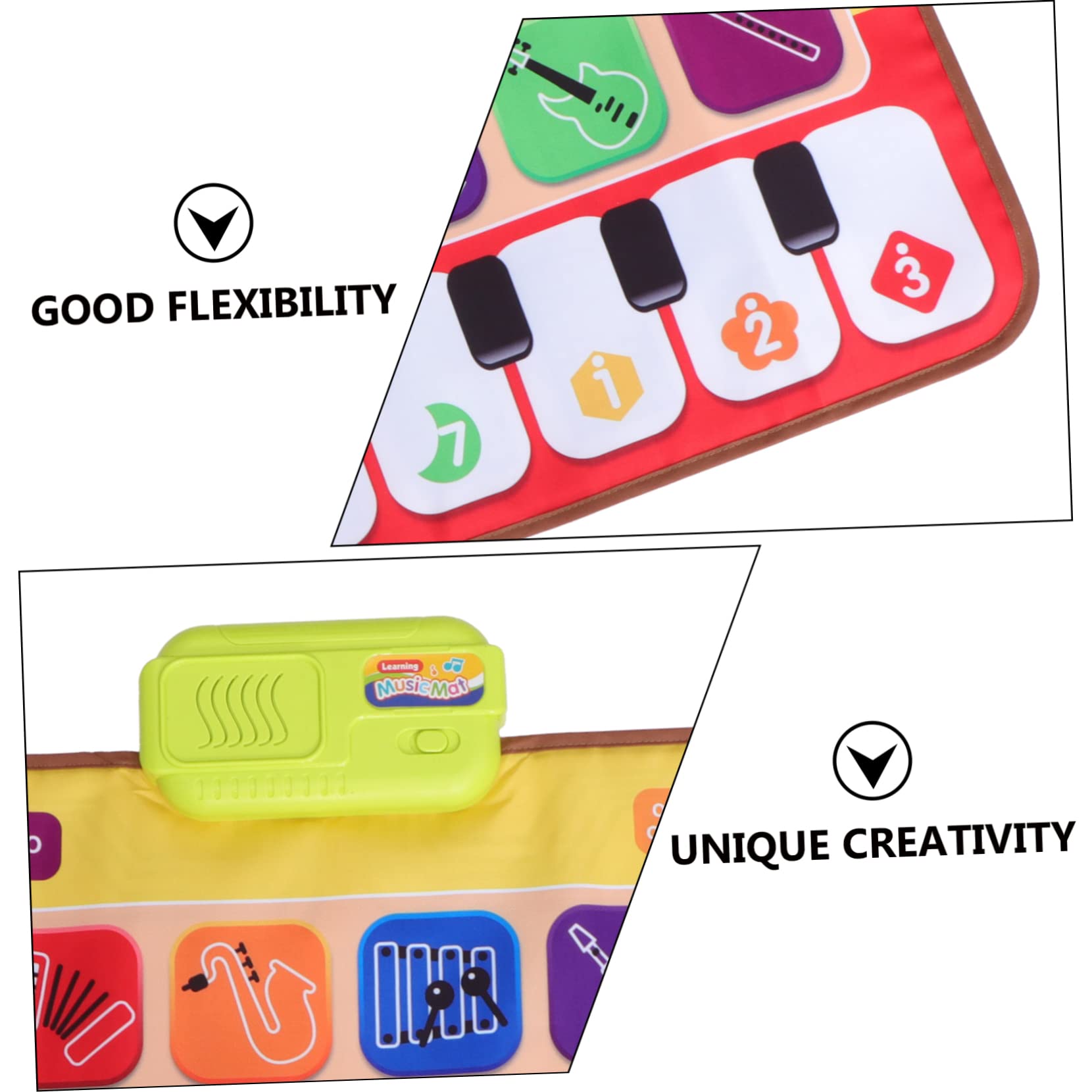 ERINGOGO 1pc Piano Rug Children’s Toys Childrens Toys Kids Piano Music Blanket Toy Children Toy Educational Toys Musical Mat Toy Electric Music Mat Dancing Mat Toy Girl Baby Cloth Gift