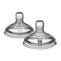 Tommee Tippee Closer to Nature Bottle Nipples, Thick Flow - 2 count
