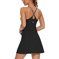  Tennis Dress for Women Backless Lace Up Workout Dress
