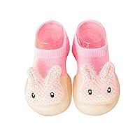 Baby Shoes Boys Girls First Walking Shoes Breathable Lightweight Material Slip-On Sneakers