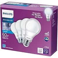 innr BR30 Smart Bulb, Works with Philips Hue* BR30, Alexa, Hey Google,  SmartThings (Hub Required), Zigbee Bulb, Dimmable Warm White LED Light  Bulbs BR30 LED with E26 Base, 7.4W, 2-Pack, BE 220-2 