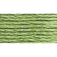 DMC 117-368 Mouline Stranded Cotton Six Strand Embroidery Floss Thread, Light Pistachio Green, 8.7-Yard