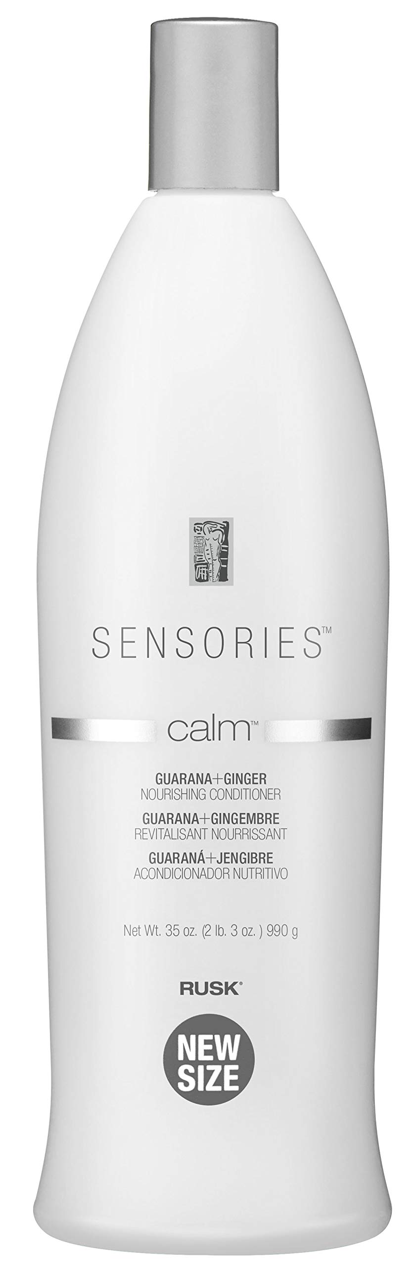 RUSK Sensories Calm Guarana and Ginger Nourishing, Guarana and Ginger Vegetable Protein to De-Stress Damaged Hair