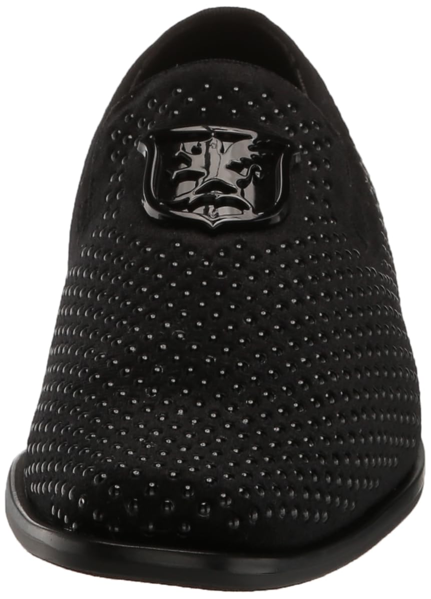 STACY ADAMS Boy's Swagger Studded Ornament Slip on Loafer