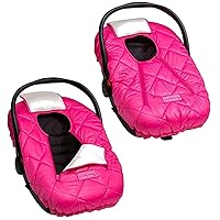 Cozy Cover Premium Infant Car Seat Cover (Pink) With Polar Fleece - The Industry Leading Infant Carrier Cover Trusted By Over 6 Million Moms For Keeping Your Baby Warm