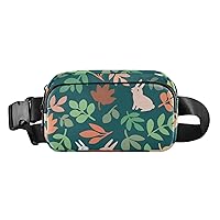 Rabbit Fanny Packs for Women Men Belt Bag with Adjustable Strap Fashion Waist Packs Crossbody Bag Waist Pouch for Outdoors Shopping