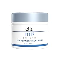 EltaMD Skin Recovery Night Moisturizer Mask, Moisturizing Mask for Face and Neck, Visibly Reduces Skin Redness and Improves Hydration, Safe for Sensitive Skin and Acne Prone Skin, 1.7 oz Jar