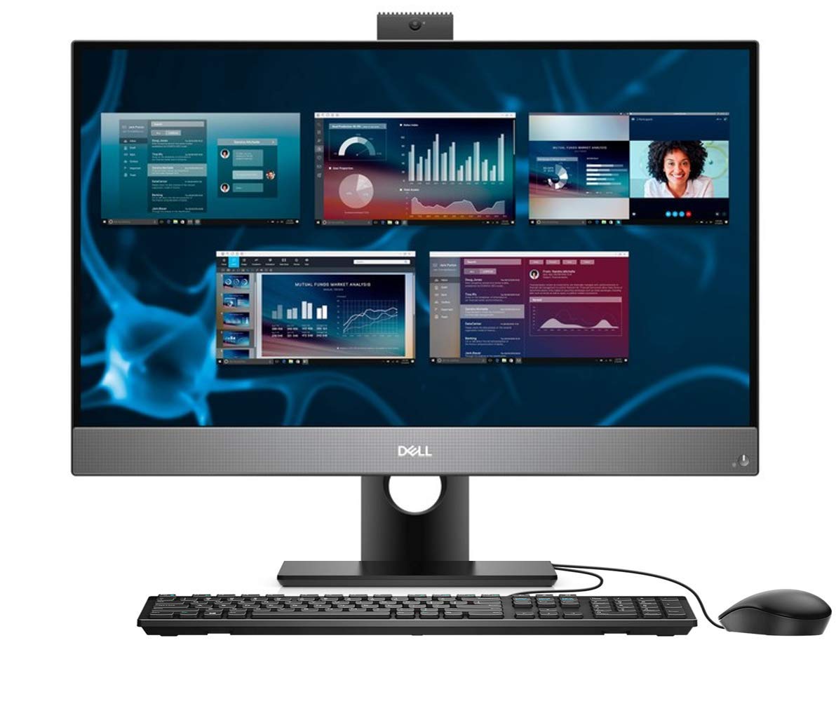 Dell Newest OptiPlex 7480 All-in-One Business Desktop, 24