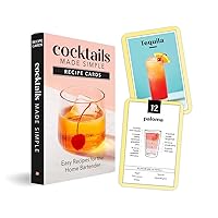 Cocktails Made Simple Recipe Cards: Easy Recipes for the Home Bartender Cocktails Made Simple Recipe Cards: Easy Recipes for the Home Bartender Cards Kindle Paperback Spiral-bound