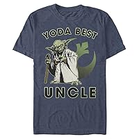 STAR WARS Big & Tall Yoda Best Uncle Men's Tops Short Sleeve Tee Shirt
