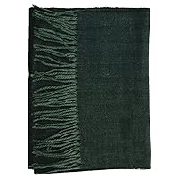 3 Pcs Green Solid Plain Soft Thick Scarf -INCO