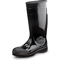 SR Max Seward, Unisex, Black, Steel Toe, EH, Waterproof, Slip Resistant 16 Inch PVC Work Boot
