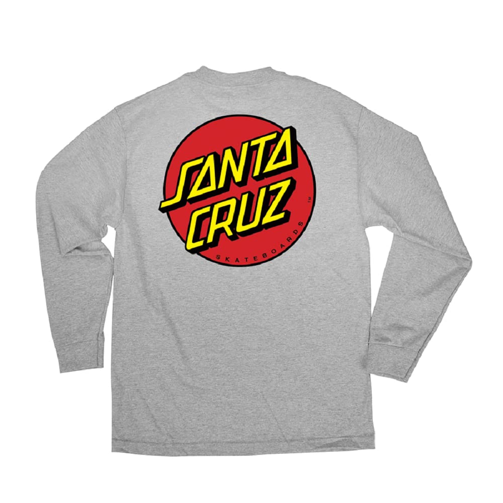 SANTA CRUZ Mens L/S T-Shirt Classic Dot L/S Skate T-Shirt