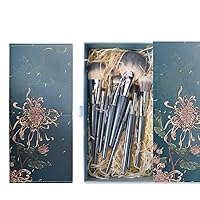 10 Professional Makeup Brush Sets, Full Set of Beauty Cosmetic Application Tools | Brushes containing Wool, with Gift Box Packaging