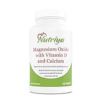 Nutriya Magnesium Oxide with Vitamin D3 and Oyster Calcium