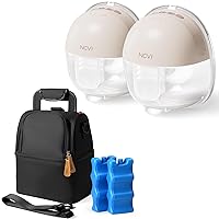 NCVI Hands Free Breast Pump and Breastmilk Cooler Bag