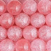Entervending Bouncy Balls Bulk - Rubber Balls for Kids - Single Color Glitter Bounce Balls - Bundle of 2 packs (50pcs) Large Bouncy Ball 45 mm - Ball Vending Machine Toys - Bouncing Balls Party Favors