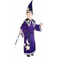 Dress Up America Wizard Costume for Kids - Warlock Robe and Set for Boys
