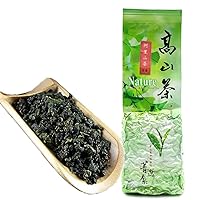 FullChea - Natural Alishan Oolong Tea Loose Leaf - Formosa Oolong High Mountain Tea - Taiwan Gaoshan Ulong Tea - Taiwanese Green Oolong Tea for Health (8.8oz / 250g)